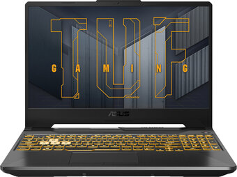 Ноутбук ASUS TUF Gaming F15 FX506HCB-HN1138T (1920x1080, Intel Core i5 2.7 ГГц, RAM 8 ГБ, SSD 512 ГБ, GeForce RTX 3050, Win10 Home), 90NR0723-M04810