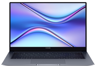 Ноутбук HONOR MagicBook X 14NBR-WAI9 (1920x1080, Intel Core i3 2.1 ГГц, RAM 8 ГБ, SSD 256 ГБ, Win10 Home), 53011TVN-001, серый