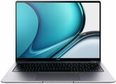 Ноутбук Huawei MateBook 14S HKF-X, 14.2", IPS, Intel Core i7 12700H 2.3ГГц, 16ГБ, 1ТБ SSD, Intel Iris Xe graphics , Windows 11 Home, серый [53013edv]