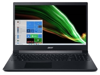 Ноутбук Acer Aspire 7 A715-42G-R4QV NH.QBFER.005 (AMD Ryzen 5 5500U 2100MHz/15.6"/1920x1080/8GB/512GB SSD/NVIDIA GeForce GTX 1650 4GB/Windows 10 Home)